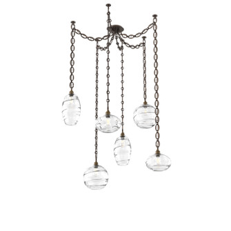 Misto Six Light Pendant in Flat Bronze (404|SNB0048-06-FB-OC-CH2-E2)