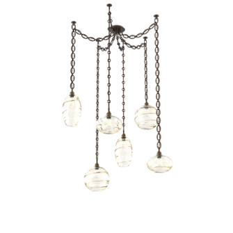 Misto Six Light Pendant in Flat Bronze (404|SNB0048-06-FB-OA-CH2-E2)