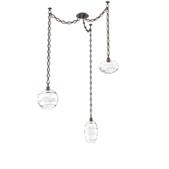 Misto Three Light Pendant in Flat Bronze (404|SNB0048-03-FB-OC-CH1-E2)