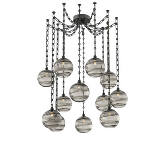 Terra 12 Light Pendant in Matte Black (404|SNB0047-12-MB-OS-CH3-E2)