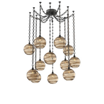 Terra 12 Light Pendant in Matte Black (404|SNB0047-12-MB-OB-CH1-E2)