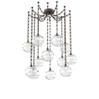 Terra 12 Light Pendant in Flat Bronze (404|SNB0047-12-FB-OC-CH3-E2)