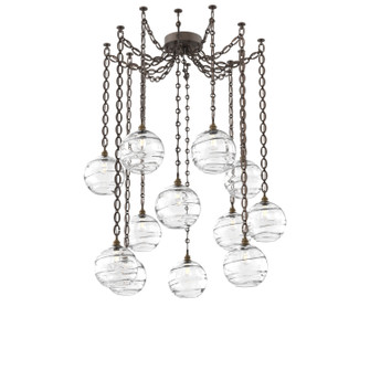 Terra 12 Light Pendant in Flat Bronze (404|SNB0047-12-FB-OC-CH2-E2)
