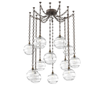 Terra 12 Light Pendant in Flat Bronze (404|SNB0047-12-FB-OC-CH1-E2)
