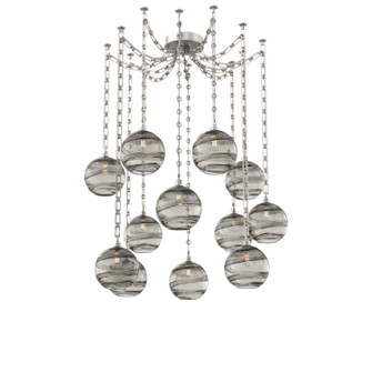 Terra 12 Light Pendant in Beige Silver (404|SNB0047-12-BS-OS-CH3-E2)