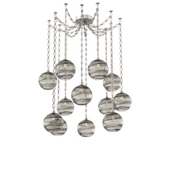 Terra 12 Light Pendant in Beige Silver (404|SNB0047-12-BS-OS-CH1-E2)