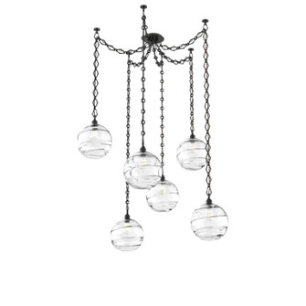 Terra Six Light Pendant in Matte Black (404|SNB0047-06-MB-OC-CH1-E2)