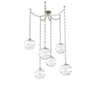 Terra Six Light Pendant in Beige Silver (404|SNB0047-06-BS-OC-CH2-E2)
