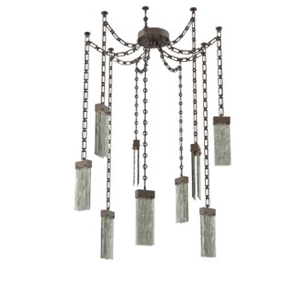 Parallel LED Pendant in Flat Bronze (404|SNB0042-09-FB-SG-CH3-L1)
