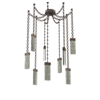 Parallel LED Pendant in Flat Bronze (404|SNB0042-09-FB-SG-CH2-L3)