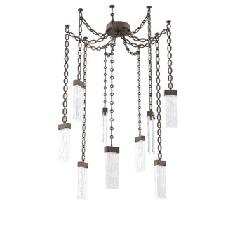 Parallel LED Pendant in Flat Bronze (404|SNB0042-09-FB-CG-CH2-L1)