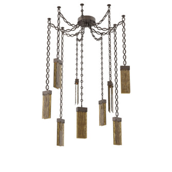Parallel LED Pendant in Flat Bronze (404|SNB0042-09-FB-BG-CH2-L1)