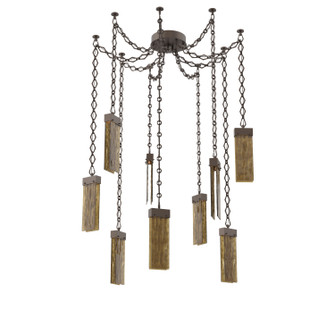Parallel LED Pendant in Flat Bronze (404|SNB0042-09-FB-BG-CH1-L3)