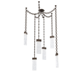 Parallel LED Pendant in Flat Bronze (404|SNB0042-06-FB-CG-CH2-L1)