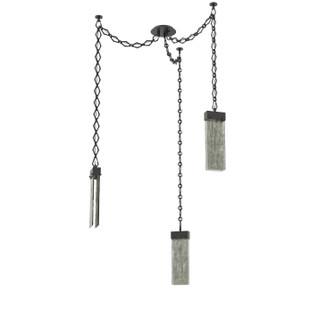Parallel LED Pendant in Matte Black (404|SNB0042-03-MB-SG-CH1-L3)