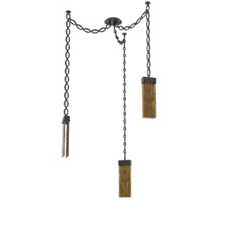 Parallel LED Pendant in Matte Black (404|SNB0042-03-MB-BG-CH2-L3)