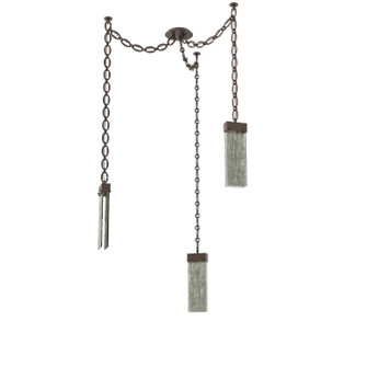 Parallel LED Pendant in Flat Bronze (404|SNB0042-03-FB-SG-CH2-L3)