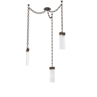Parallel LED Pendant in Flat Bronze (404|SNB0042-03-FB-CR-CH1-L3)