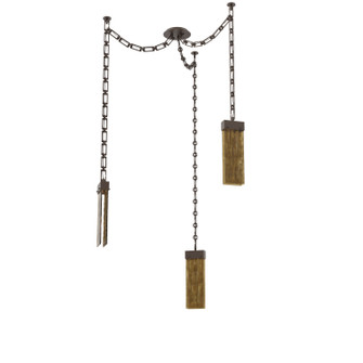 Parallel LED Pendant in Flat Bronze (404|SNB0042-03-FB-BG-CH3-L1)