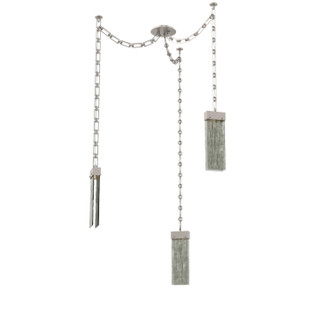 Parallel LED Pendant in Beige Silver (404|SNB0042-03-BS-SG-CH3-L3)