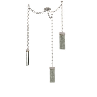 Parallel LED Pendant in Beige Silver (404|SNB0042-03-BS-SG-CH2-L3)