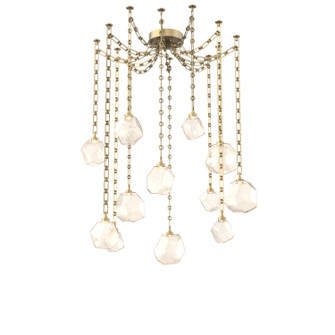 Gem LED Pendant in Gilded Brass (404|SNB0039-12-GB-A-CH3-L1)