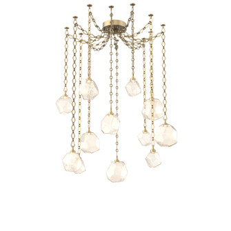Gem LED Pendant in Gilded Brass (404|SNB0039-12-GB-A-CH1-L1)