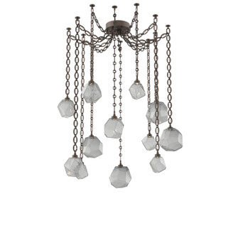 Gem LED Pendant in Flat Bronze (404|SNB0039-12-FB-S-CH2-L3)