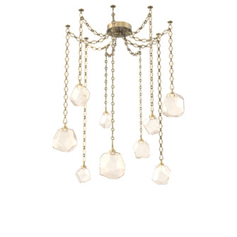Gem LED Pendant in Gilded Brass (404|SNB0039-09-GB-A-CH1-L3)