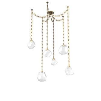 Gem LED Pendant in Gilded Brass (404|SNB0039-06-GB-C-CH3-L3)