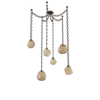 Gem LED Pendant in Flat Bronze (404|SNB0039-06-FB-B-CH2-L1)