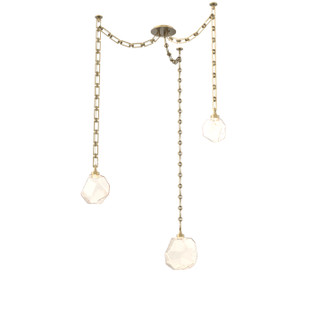 Gem LED Pendant in Gilded Brass (404|SNB0039-03-GB-A-CH3-L3)
