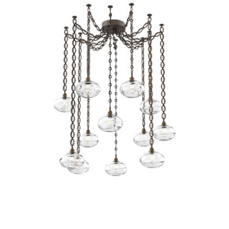 Coppa 12 Light Pendant in Flat Bronze (404|SNB0036-12-FB-OC-CH2-E2)