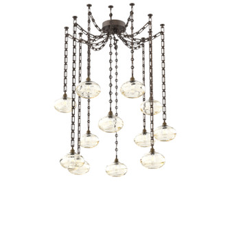 Coppa 12 Light Pendant in Flat Bronze (404|SNB0036-12-FB-OA-CH3-E2)
