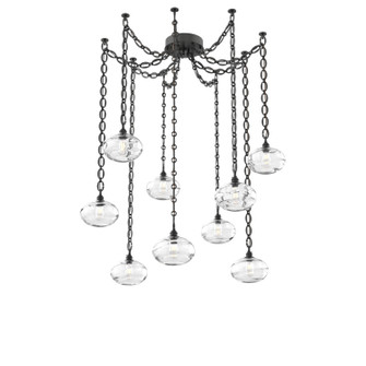 Coppa Nine Light Pendant in Matte Black (404|SNB0036-09-MB-OC-CH2-E2)
