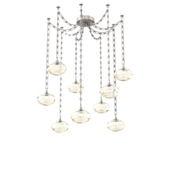 Coppa Nine Light Pendant in Beige Silver (404|SNB0036-09-BS-OA-CH3-E2)