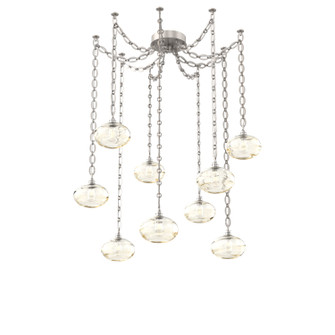 Coppa Nine Light Pendant in Beige Silver (404|SNB0036-09-BS-OA-CH2-E2)