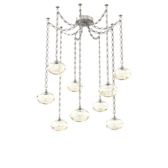 Coppa Nine Light Pendant in Beige Silver (404|SNB0036-09-BS-OA-CH1-E2)