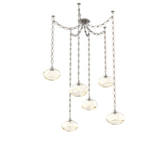Coppa Six Light Pendant in Beige Silver (404|SNB0036-06-BS-OA-CH2-E2)