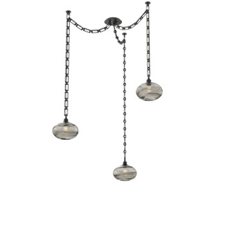 Coppa Three Light Pendant in Matte Black (404|SNB0036-03-MB-OS-CH3-E2)