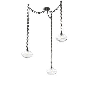 Coppa Three Light Pendant in Matte Black (404|SNB0036-03-MB-OC-CH2-E2)