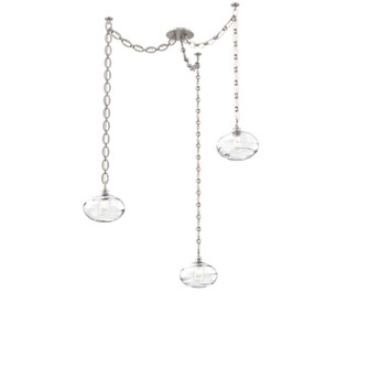 Coppa Three Light Pendant in Beige Silver (404|SNB0036-03-BS-OC-CH2-E2)