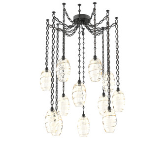 Ellisse 12 Light Pendant in Matte Black (404|SNB0035-12-MB-OA-CH2-E2)