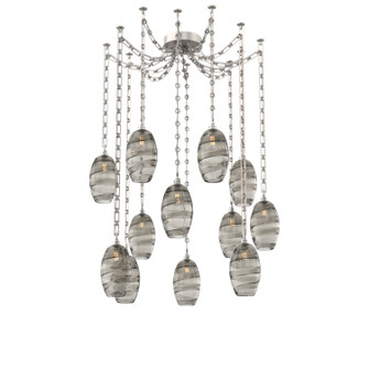Ellisse 12 Light Pendant in Beige Silver (404|SNB0035-12-BS-OS-CH3-E2)