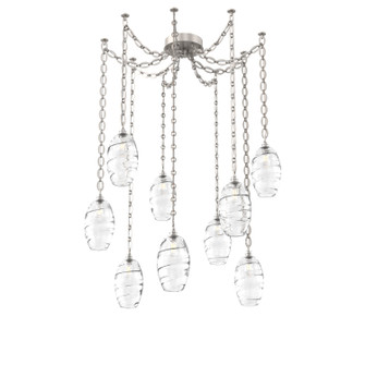 Ellisse Nine Light Pendant in Beige Silver (404|SNB0035-09-BS-OC-CH2-E2)