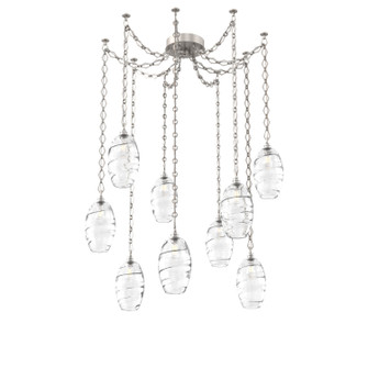 Ellisse Nine Light Pendant in Beige Silver (404|SNB0035-09-BS-OC-CH1-E2)