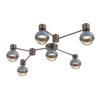 Cabochon LED Flush Mount in Burnished Bronze (404|SMB0093-HL-BB-A-L1-BU)