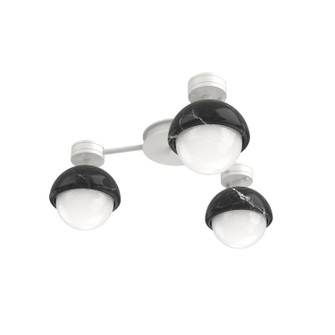 Cabochon LED Flush Mount in Salt White (404|SMB0093-H3-WI-WL-L3-BM)