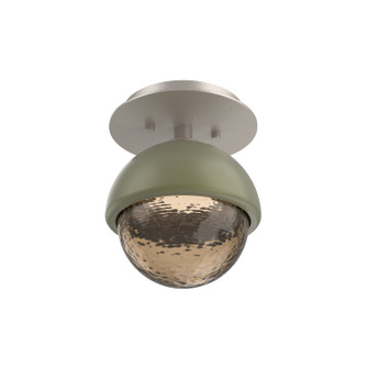 Cabochon LED Flush Mount in Beige Silver (404|SMB0093-01-BS-B-L3-GE)