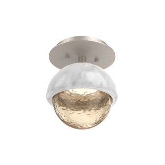 Cabochon LED Flush Mount in Beige Silver (404|SMB0093-01-BS-A-L1-WM)